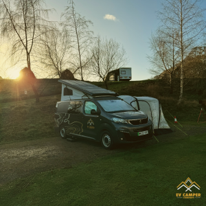 The Lomond camped on the shores of Loch Ness