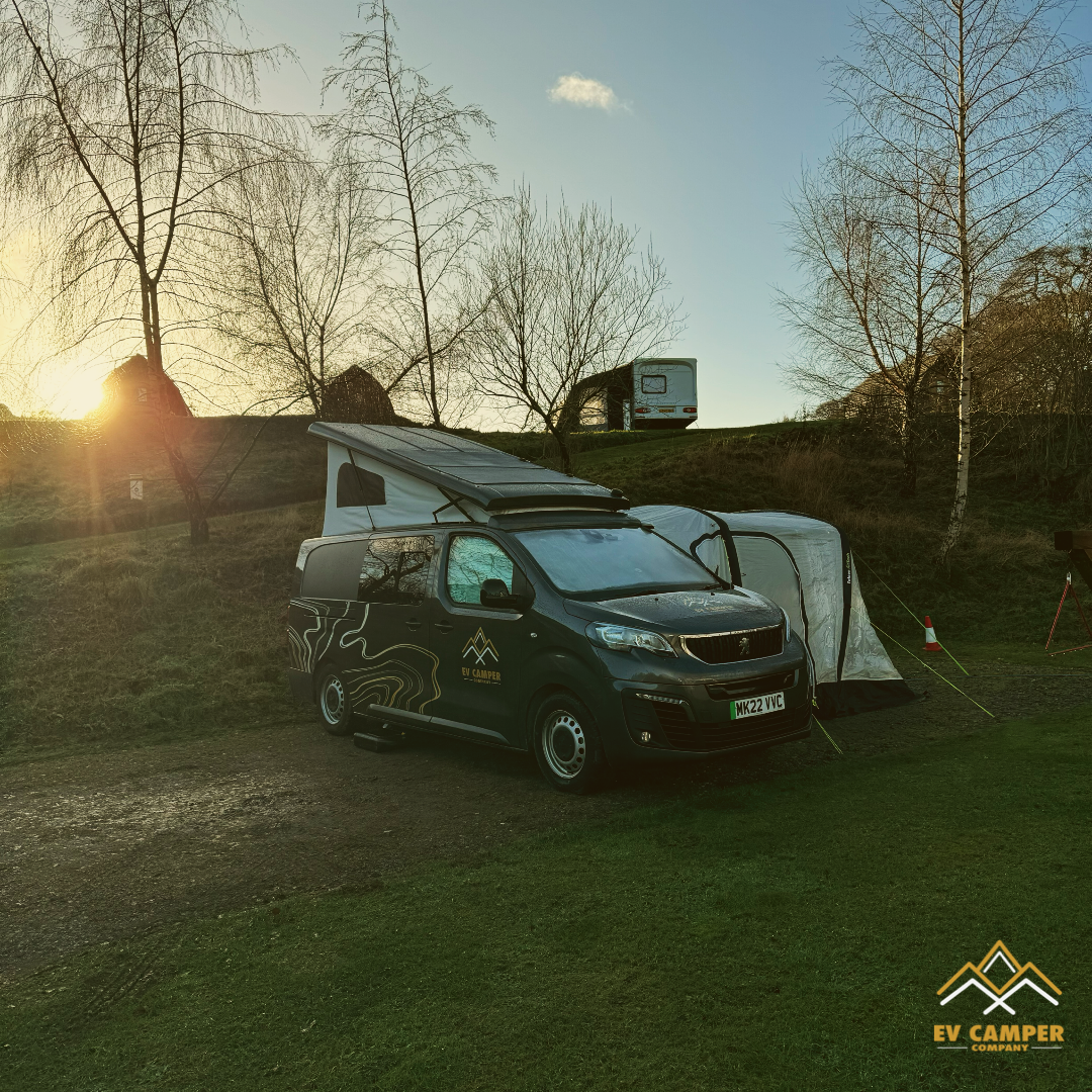 The Lomond camped on the shores of Loch Ness